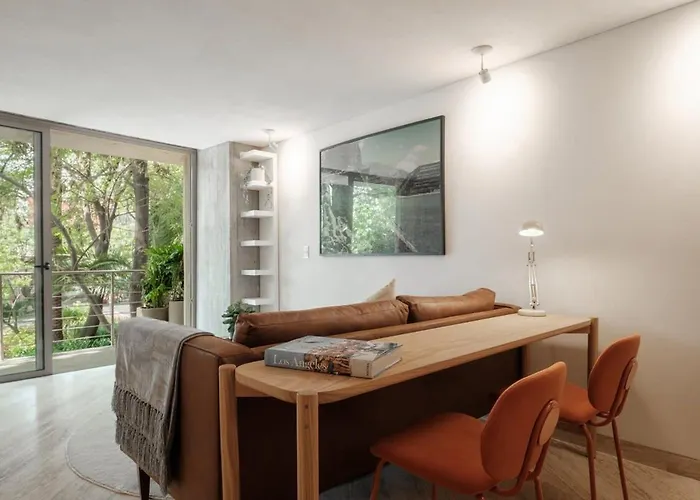 Appartamento Modern Loft With Balcony & View Of Parque Città del Messico