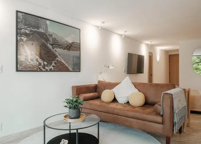 Modern Loft With Balcony & View Of Parque Appartamento Città del Messico