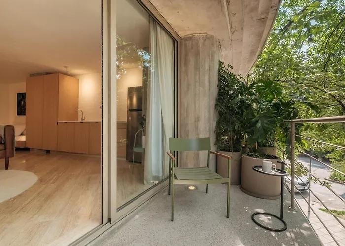 Appartamento Modern Loft With Balcony & View Of Parque Città del Messico